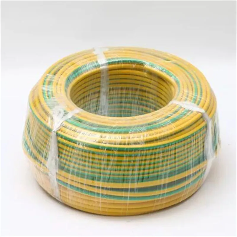 Green Yellow Solar Earthing Cable