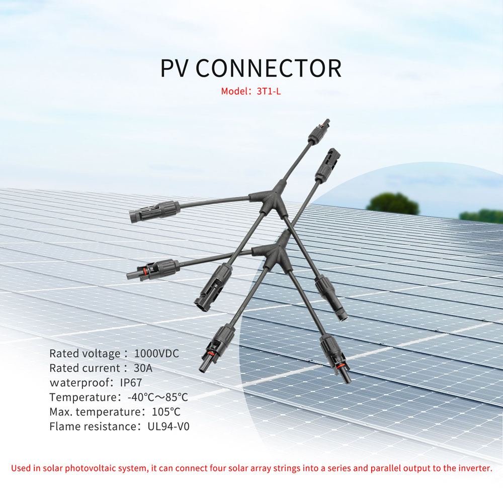 Buy Wholesale China Solar Cable Mc4 Y Connector Pair 6mm2 Solar Cable Y  Distributor 1 Pair Solar Panel Y Connector 1y3 & Solar Cable Mc4 Y  Connector Pair 6mm2 Solar Cable at