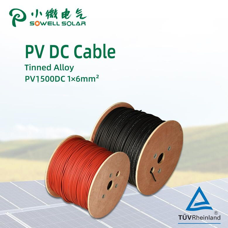 Câble PV en alliage étamé XLPE