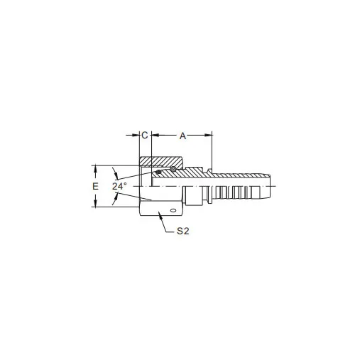 20411-Metric Ghế hình nón 24° dành cho nữ L.T.