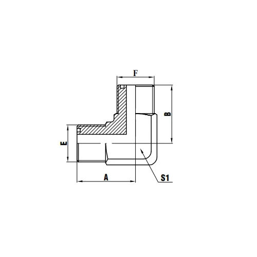 Уплотнительное кольцо с наружной резьбой 90°ORFS