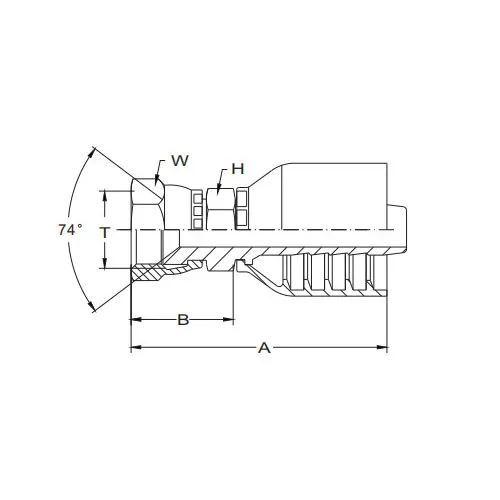 JIC Female 74° Cone Seal