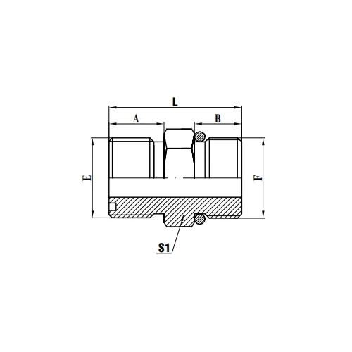 ORFS-Außen-O-Ring/SAE-O-Ring-Boss S-Serie