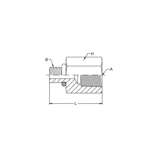 SAE/ORB-Stecker x NPTF-Buchse