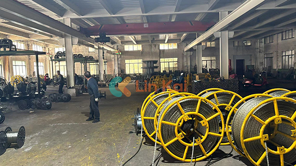 Ningbo Lingkai Electric Power Equipment Co., Ltd. Ships High-Quality Steel Rope to Malaysia for Conductors Stringing and Pulling