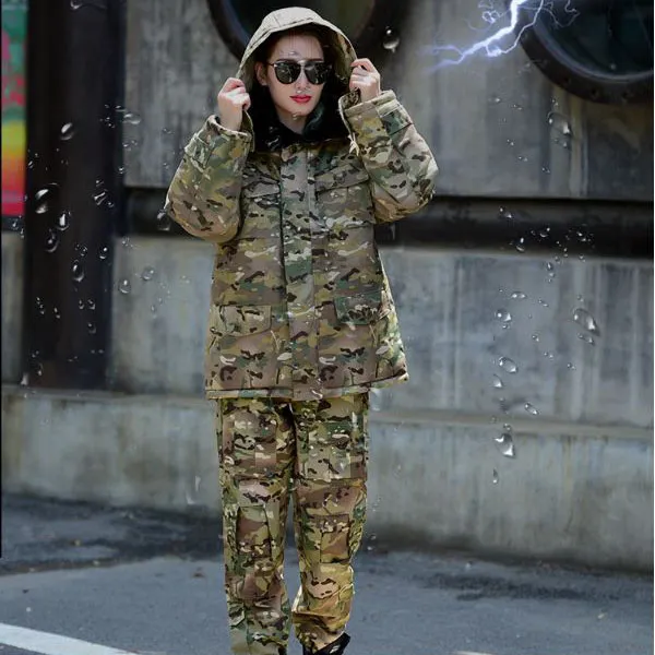 Cold Proof Camouflage Cotton Coat