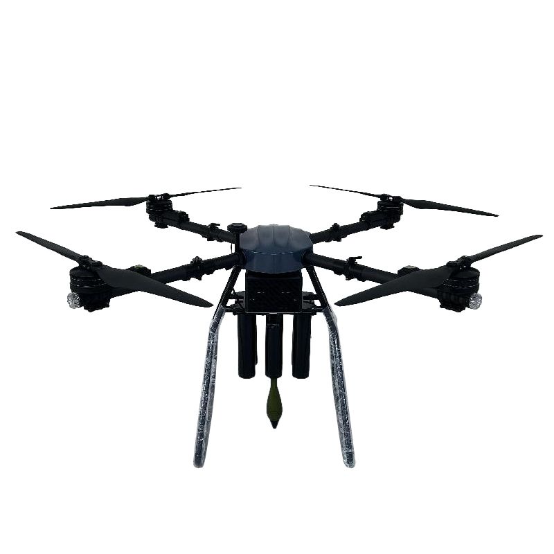 Drone militar de entrega de bombas UAV