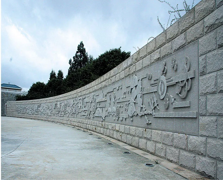 Relief av kulturtorget i Chongwu Town, Hui'an