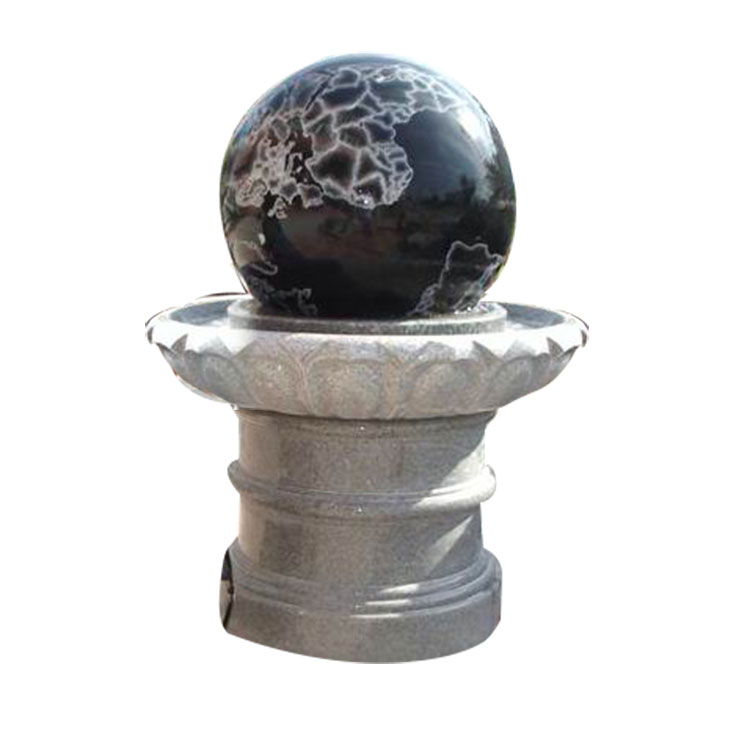 Large Stone Floating Ball Fountain