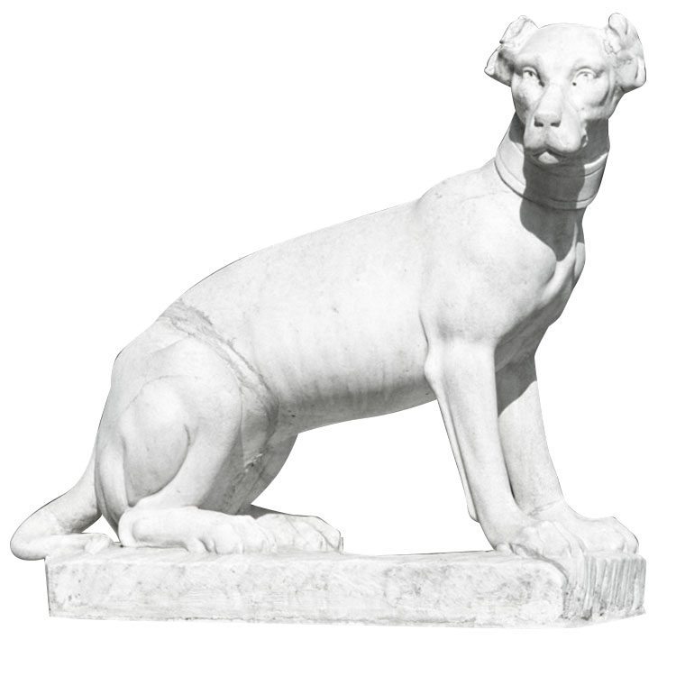 Мермерна животинска статуа куче