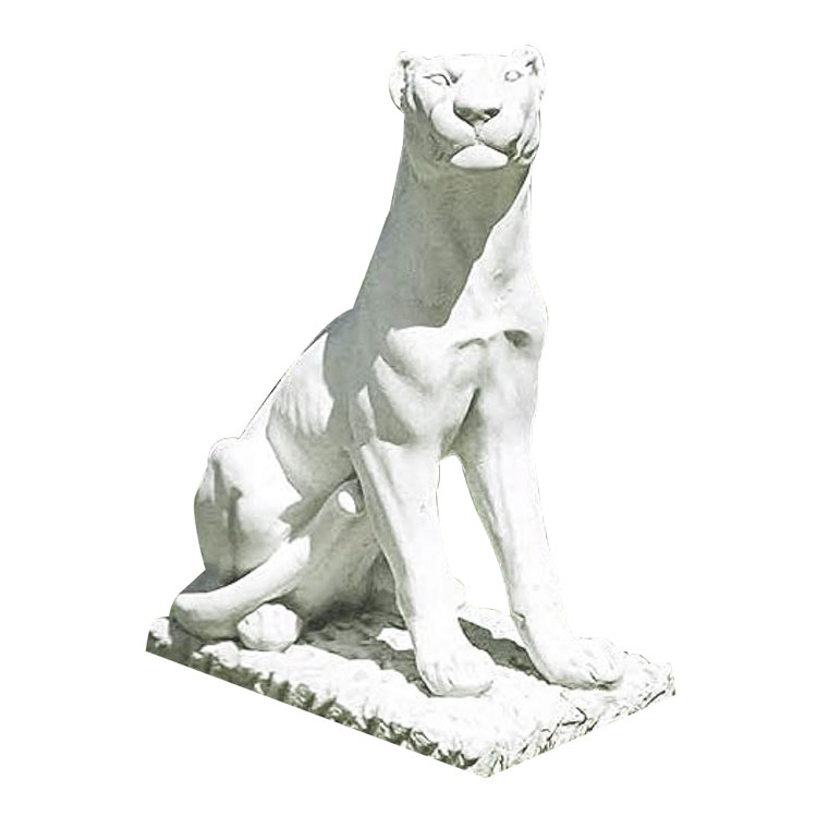 Marmorni živalski kip Leopard