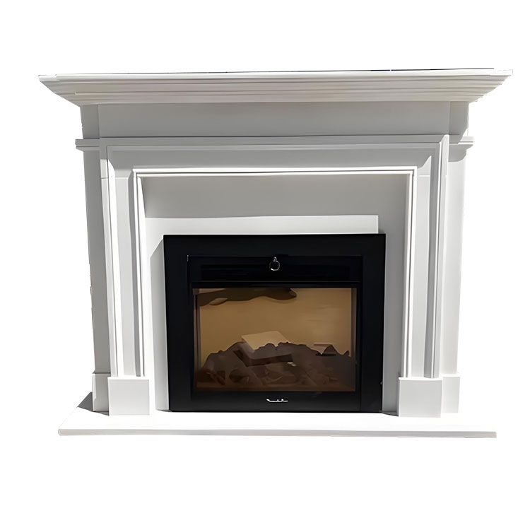 Marble Sculpture Fireplace
