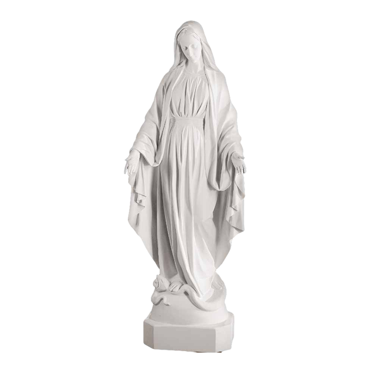 Marble Welcome Hand Out Garden Virgin Mary