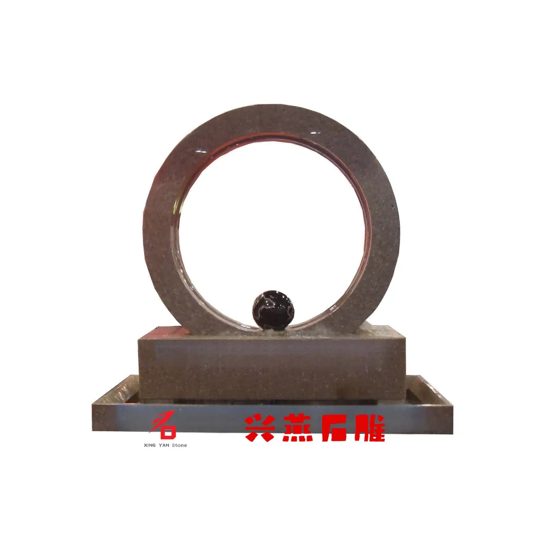 Circle Fountain With Square Base