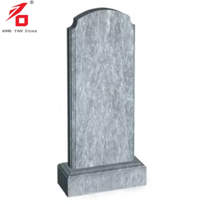 Russian style marble tombstone