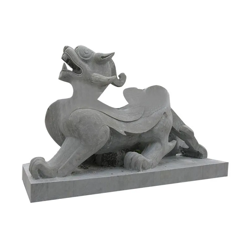 Lapis Auspicious Animal Sculpture