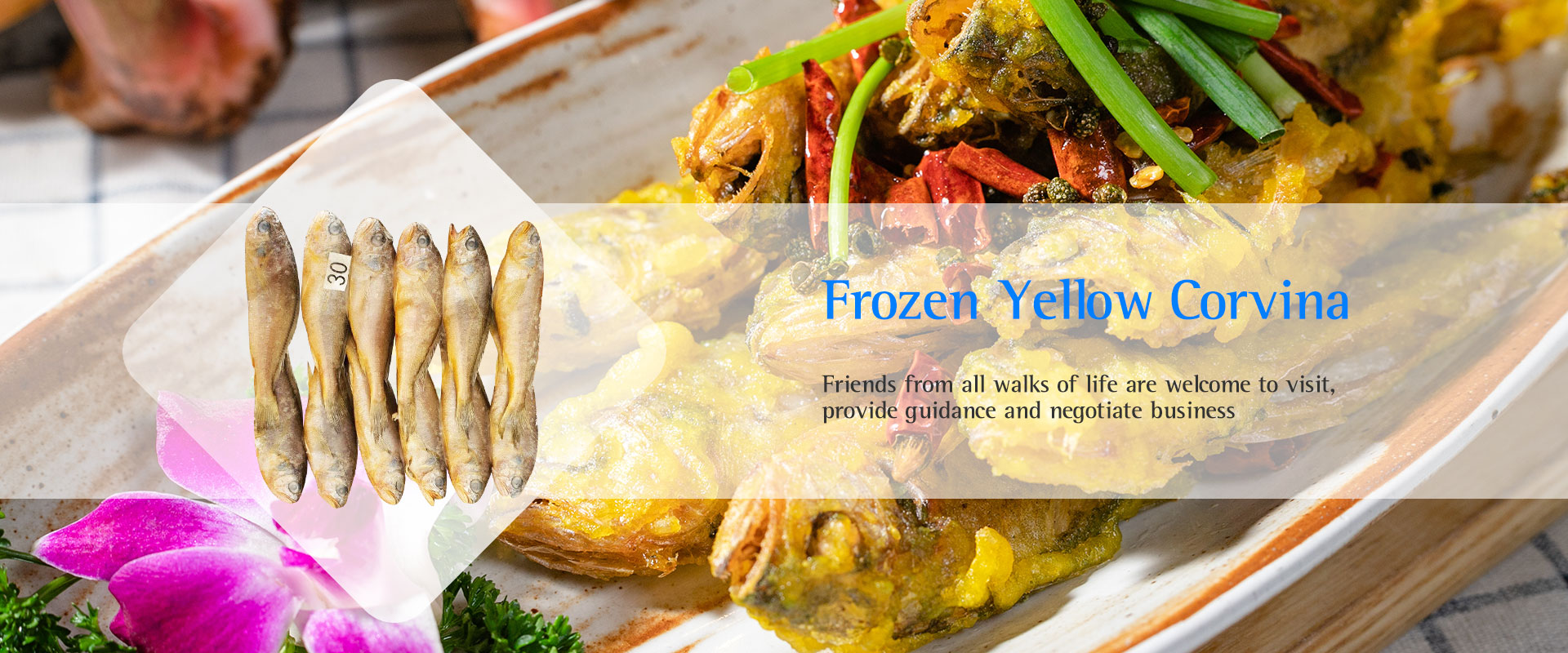 High Quality Frozen Yellow Corvina