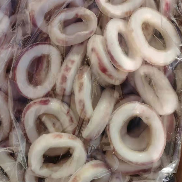 Frozen Indian Ocean Squid Ring Skin On