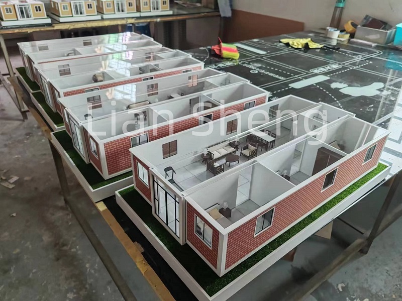 The Expandable Container House model is so cute.