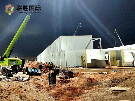 Refugios de contenedores móviles plegables para socorro en casos de desastre