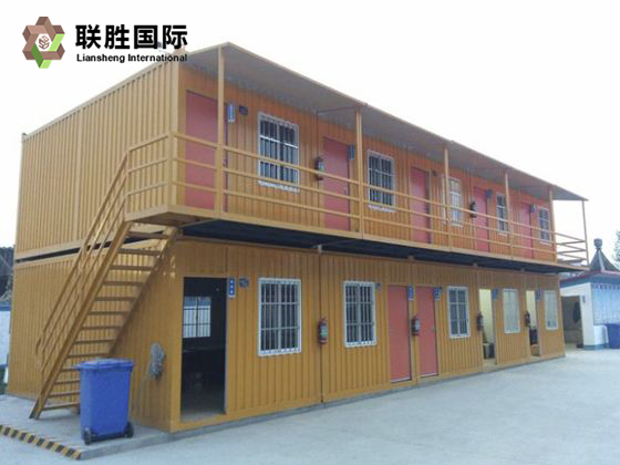 Casa modular pré-fabricada com estrutura de aço galvanizado