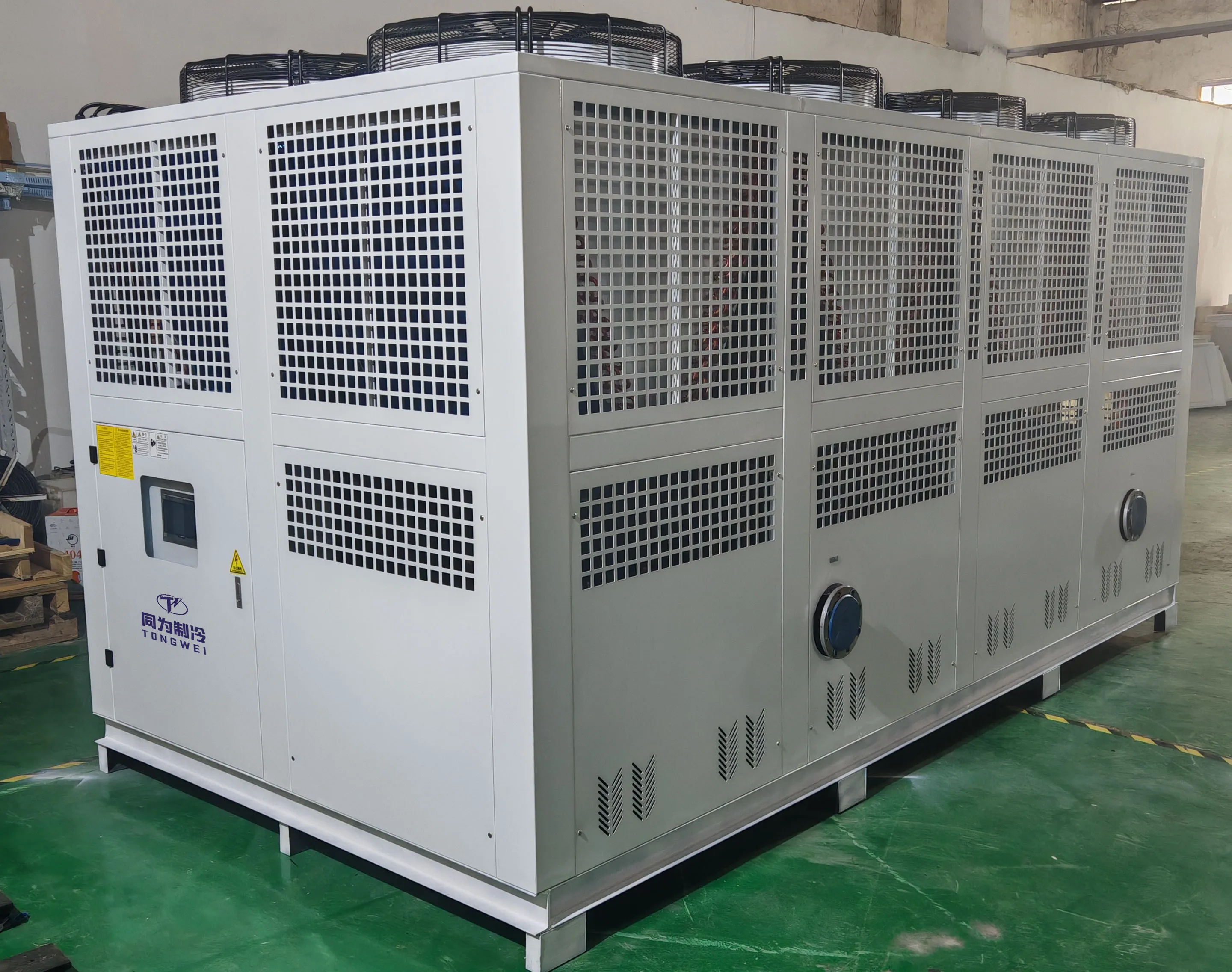 100HP Air Cooled Scroll Chiller Delivery to Philippines For Cooling Coconut Milk
