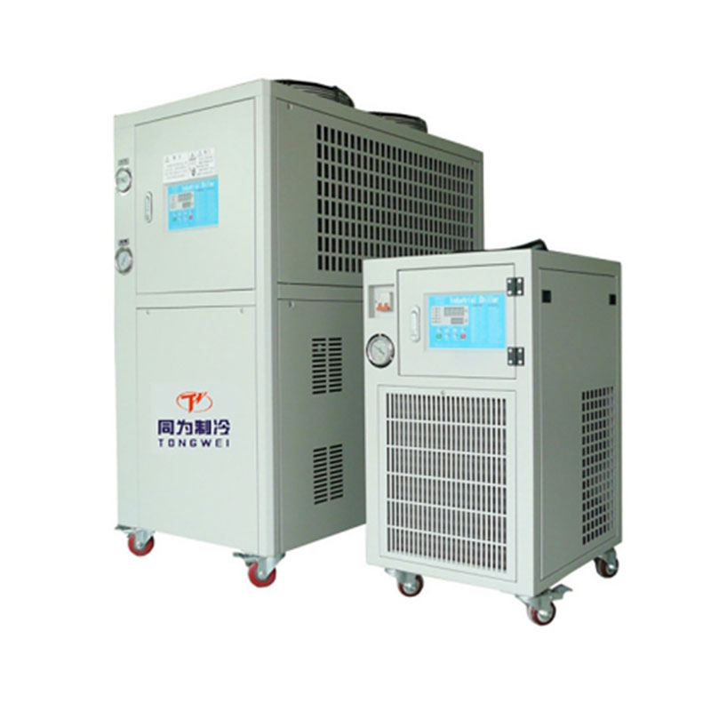 Unità refrigerante industriale per il raffreddamento dell'olio idraulico ad aria