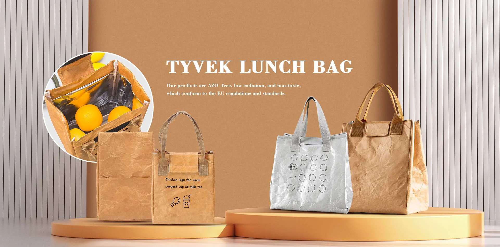 China Tyvek Lunch Bag Supplie