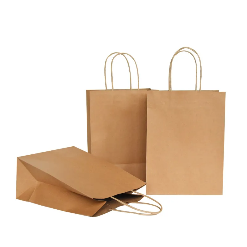 Sacs de marchandises marron