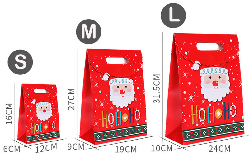 Paper Christmas Gift Bags With Handles