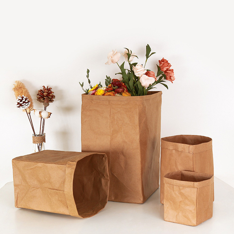 Washable Brown Paper Bag