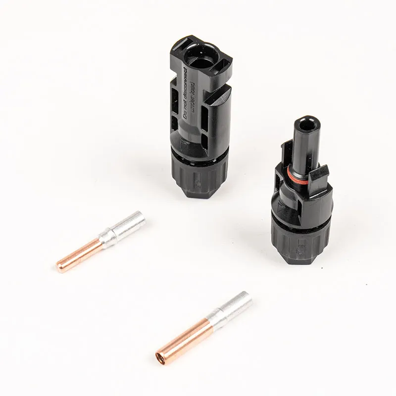 What are the components of the MC4 connector?