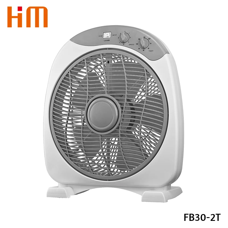 12 Inch Novel Box Fan With Timer