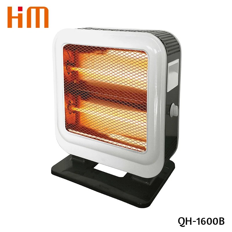 Quartz Heater 2 Sides Opvarmning med Hjul