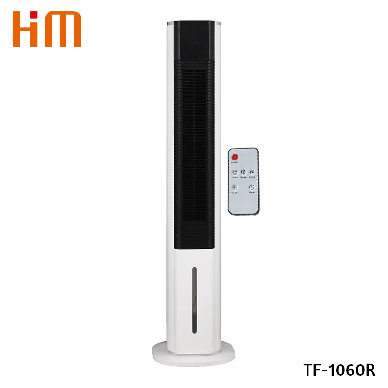 Tower Fan with Humidifier RC Control for Household Use