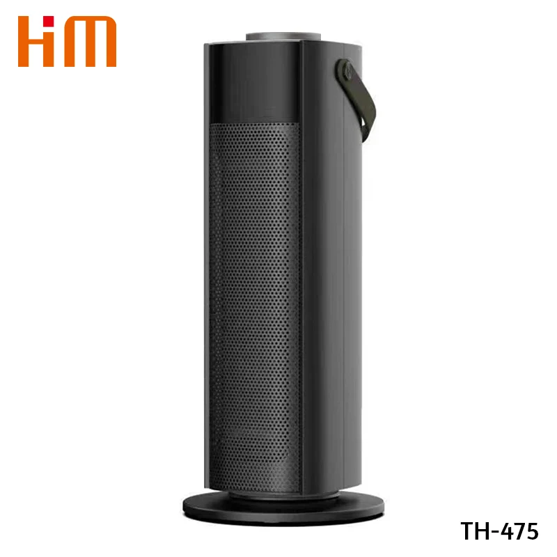 Tower Heater with Leather Handle