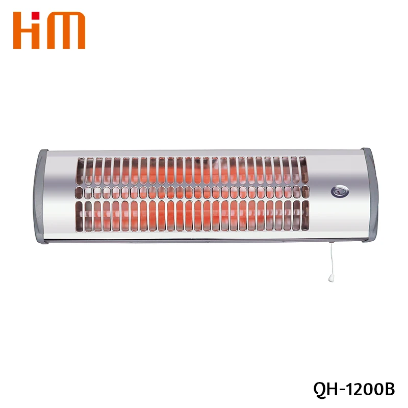 Wall mounted Quartz Heater with Chain Switch