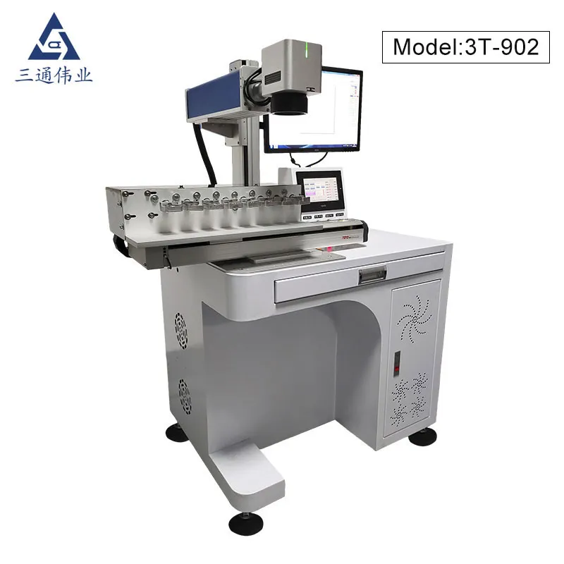 Máquina de marcação a laser automática visual de alta precisão