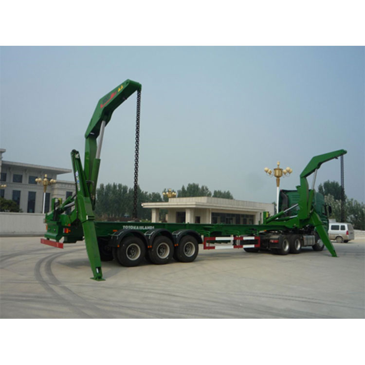 Self Loading and Unloading Container Semi Trailer