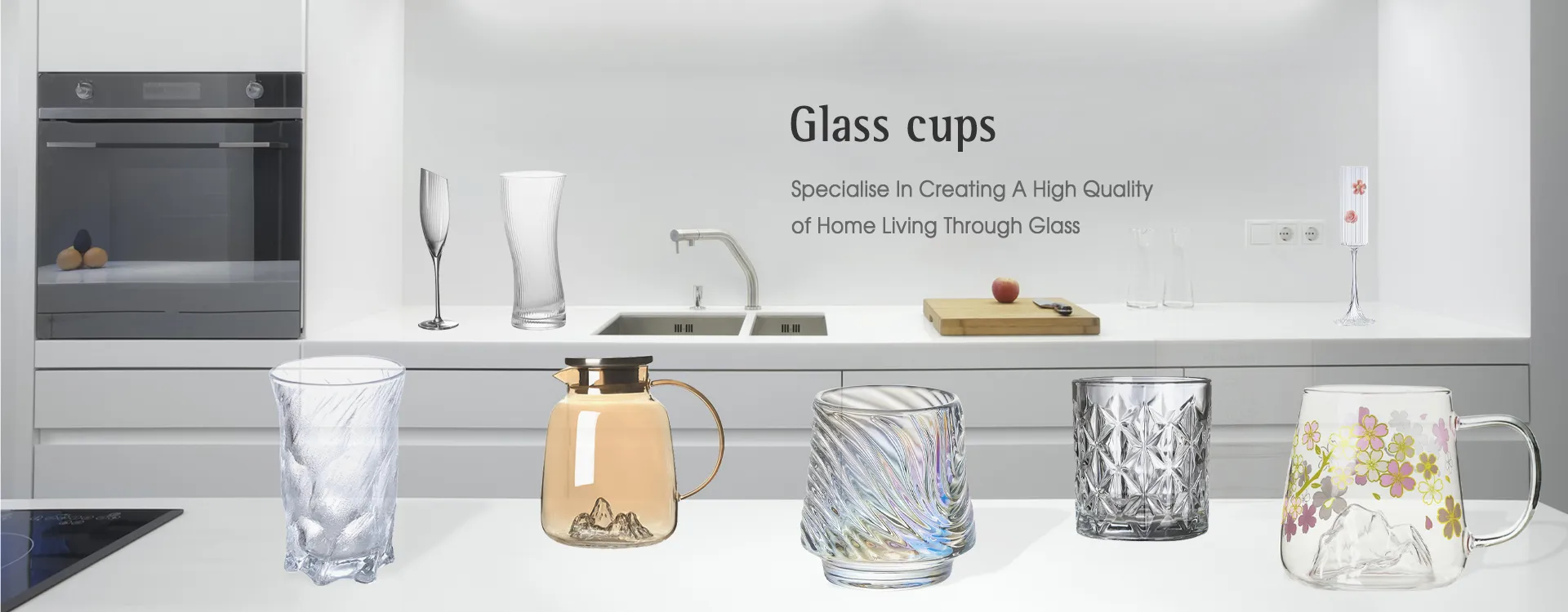 Fornitori di tazze di vetro