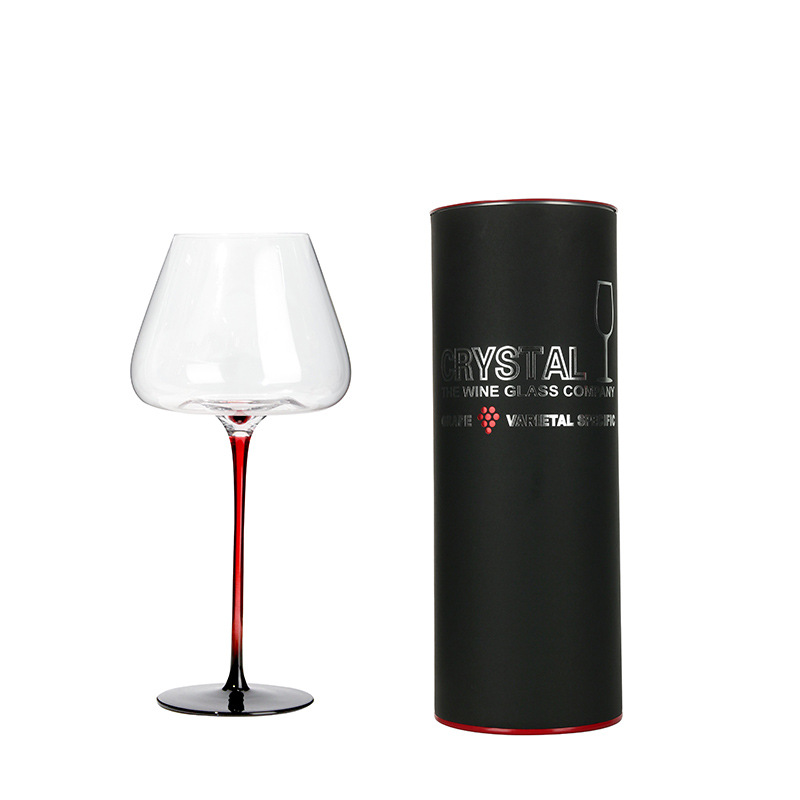 Buy Wholesale China High End Crystal Wine Goblets With Red Stem & Black  Base & Goblet at USD 3.6