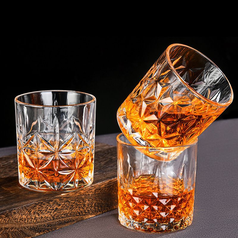Business whiskey glass