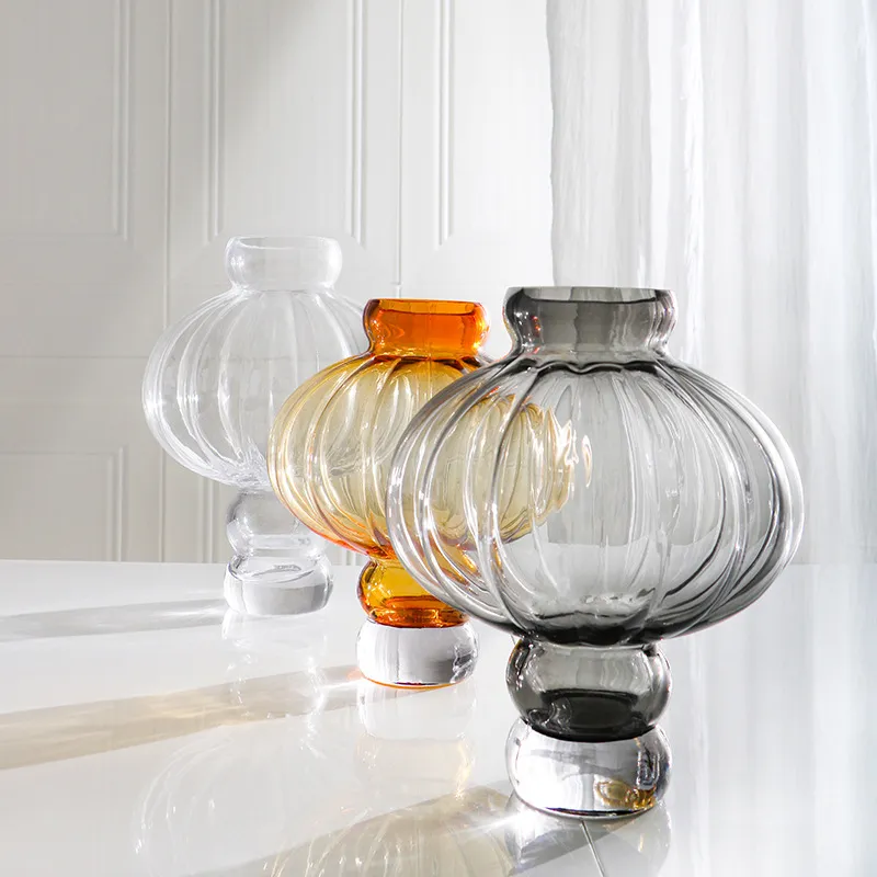 Europeisk stil Lantern Crystal Glas Vas