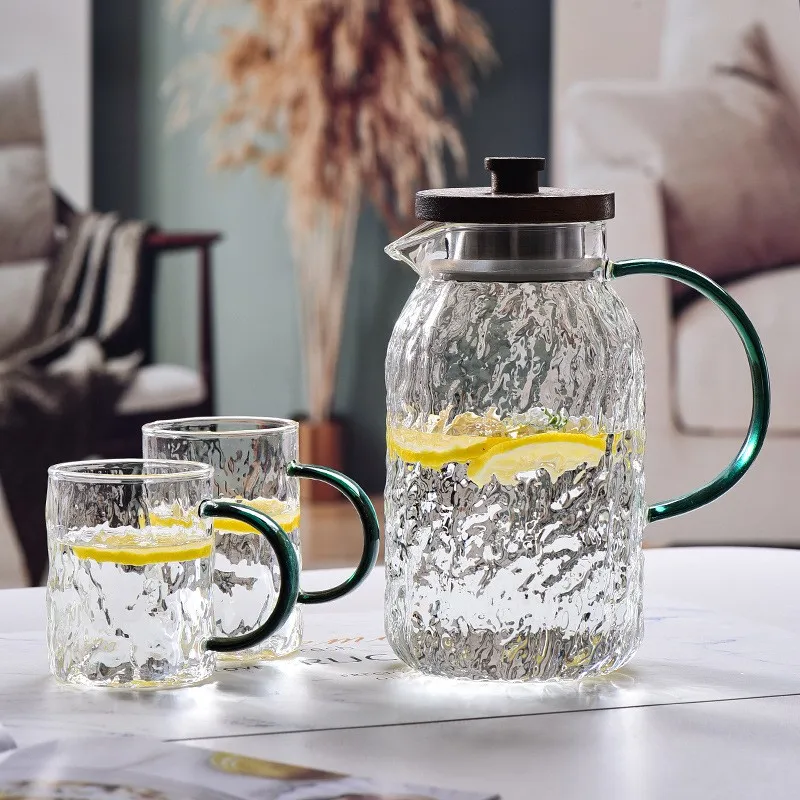 Glacier Pattern Glass Kettle