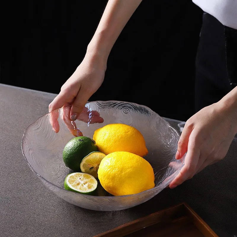 Wachstumsring-Obstteller aus Glas