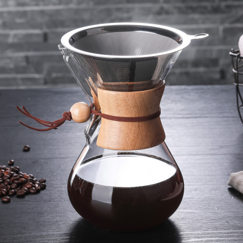 Hand Brewed Glass Coffee Pot