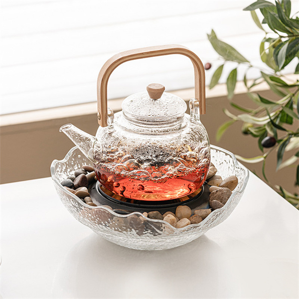 Health-preserving glass tea pot