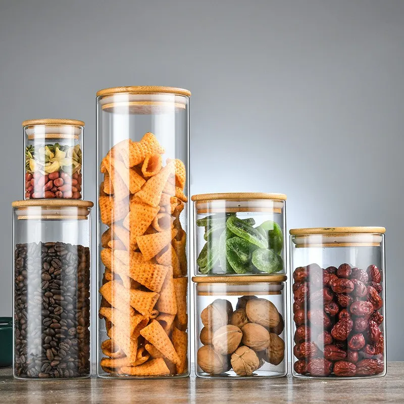 High Borosilicate Glass Storage Jar