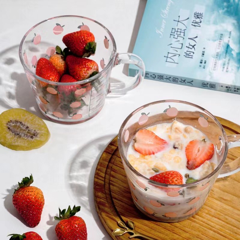 High Temperature Resistant Breakfast Glass Milk Cup