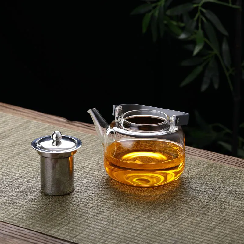 High Temperature Resistant Glass Teapot